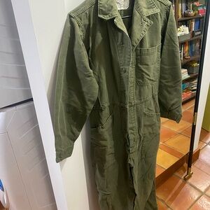 Men's Green Utility Jumpsuit